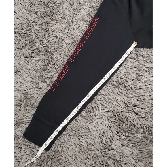 Star Wars Y2K Hoodie Black Size L Sweatshirt Pullover Darth Vader Goth Grunge - Picture 8 of 12